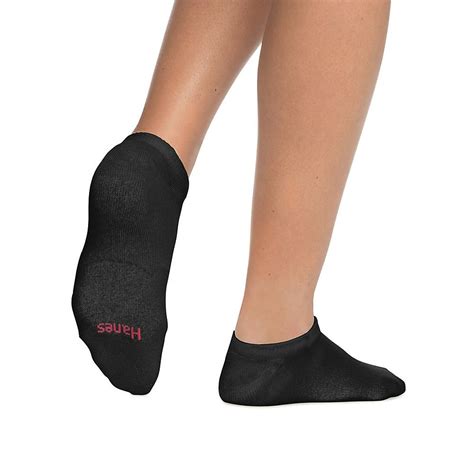 womens hanes no show socks